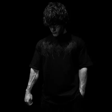 Breathedivinity Bone Splitter Oversized Darkness T Shirt (1)